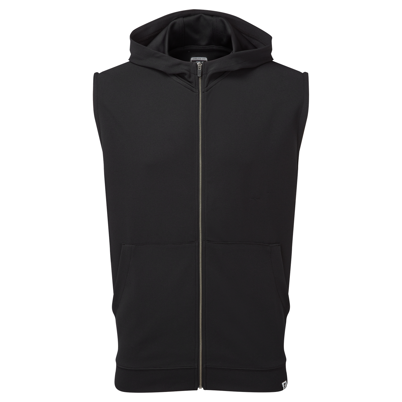 Footjoy Full Zip Hoodie Vest Black | Golfsupport