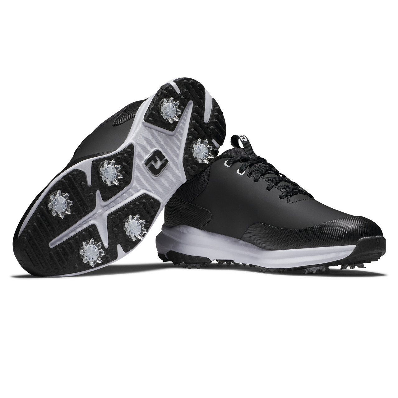 Footjoy Tour Rival Golf Shoes - Black/White | Golf Support
