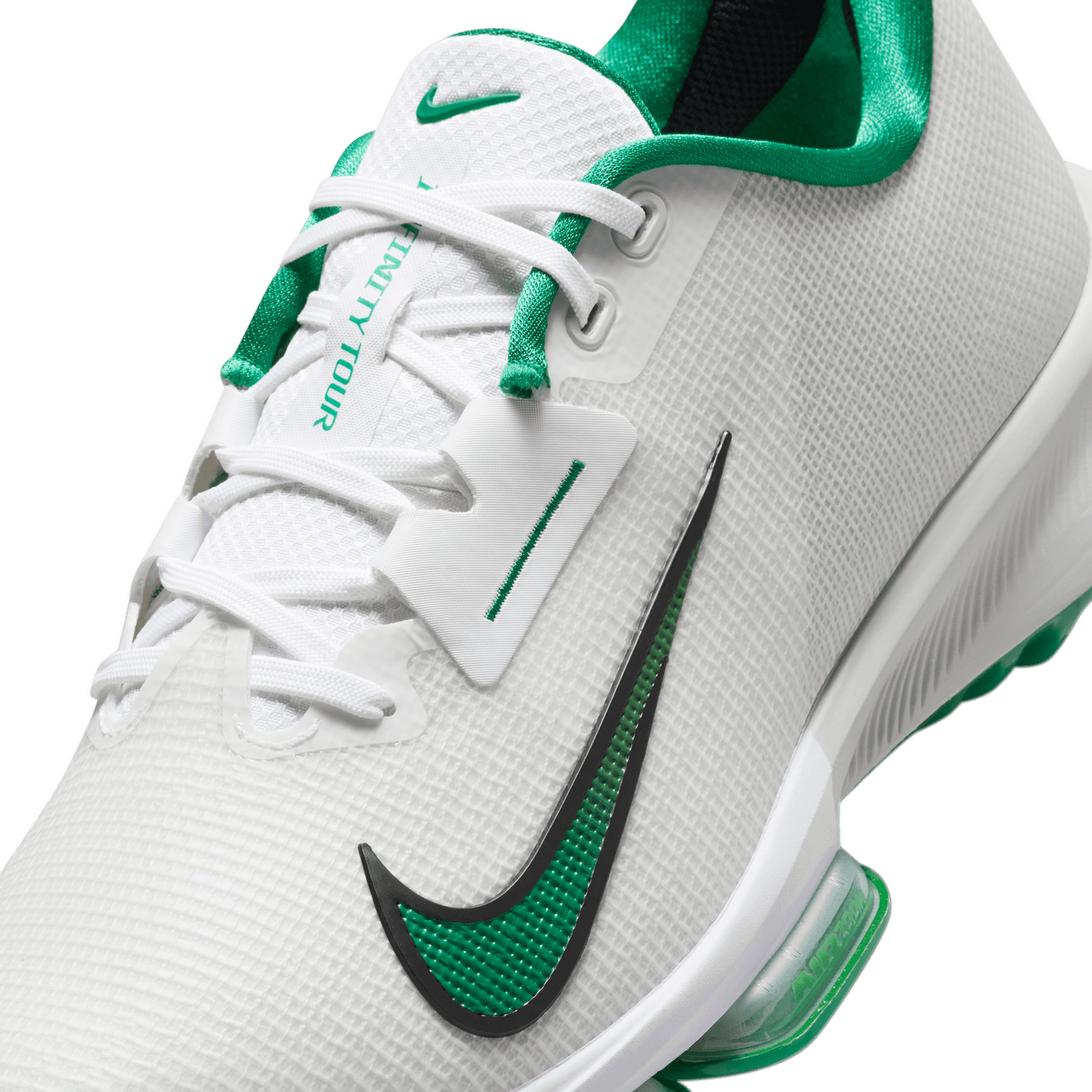 Nike Infinity Tour 2 Golf Shoes - White/Malachite | Golfsupport