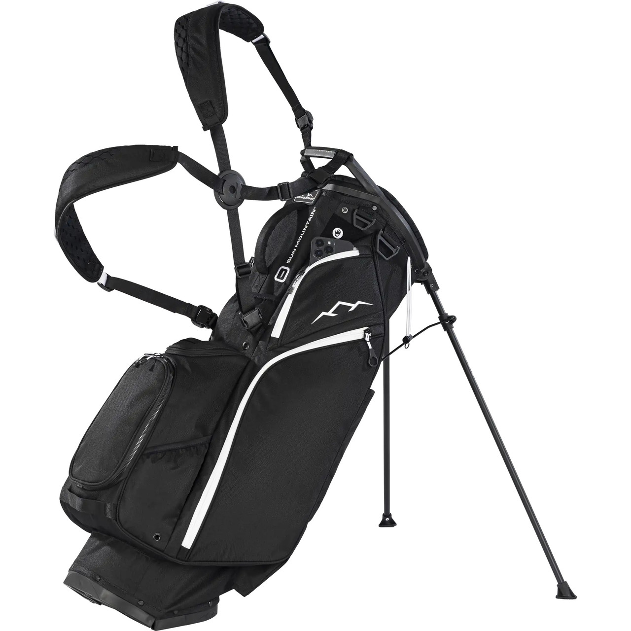 Sun Mountain E-3.5 14-Way Golf Stand Bag - Black/White
