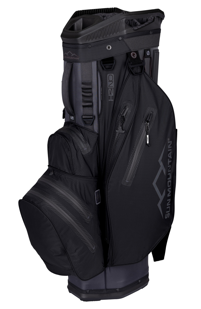 Sun Mountain H2NO Lite Golf Cart Bag - Steel/Black