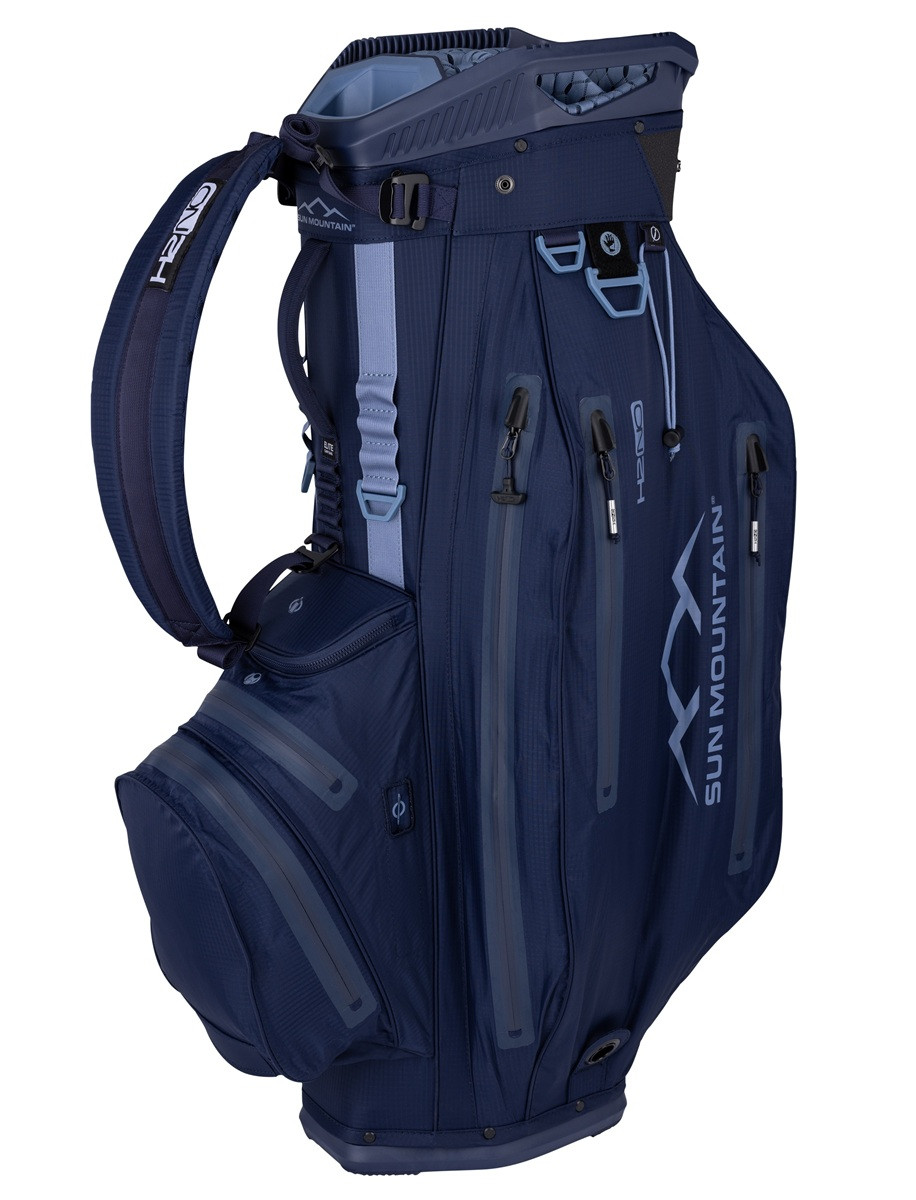 Sun Mountain H2NO ELite Golf Cart Bag - Navy/Trident Sun Mountain H2NO ELite Golf Cart Bag - Navy/Trident