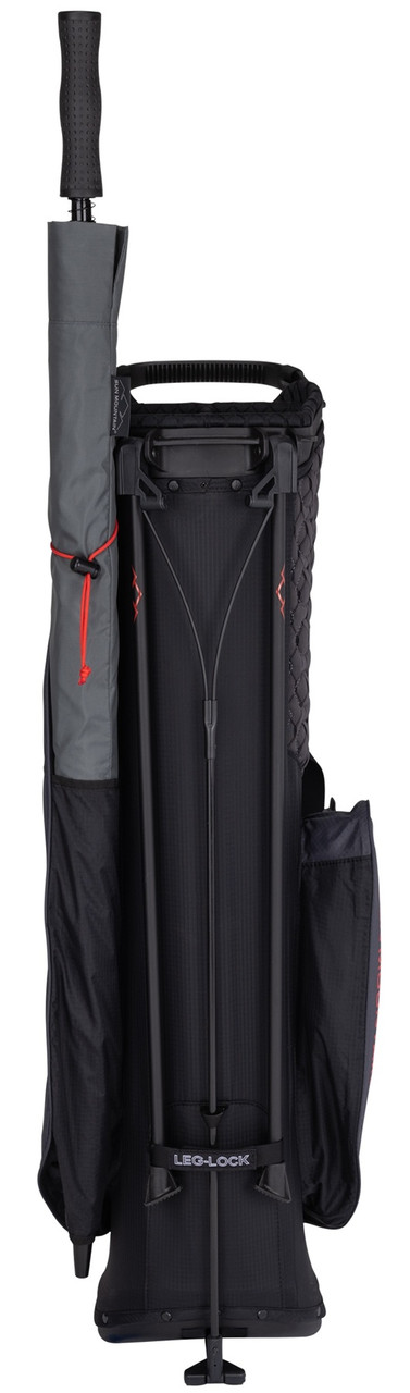 Sun Mountain H2NO Lite Speed Golf Stand Bag - Black/Steel/Red