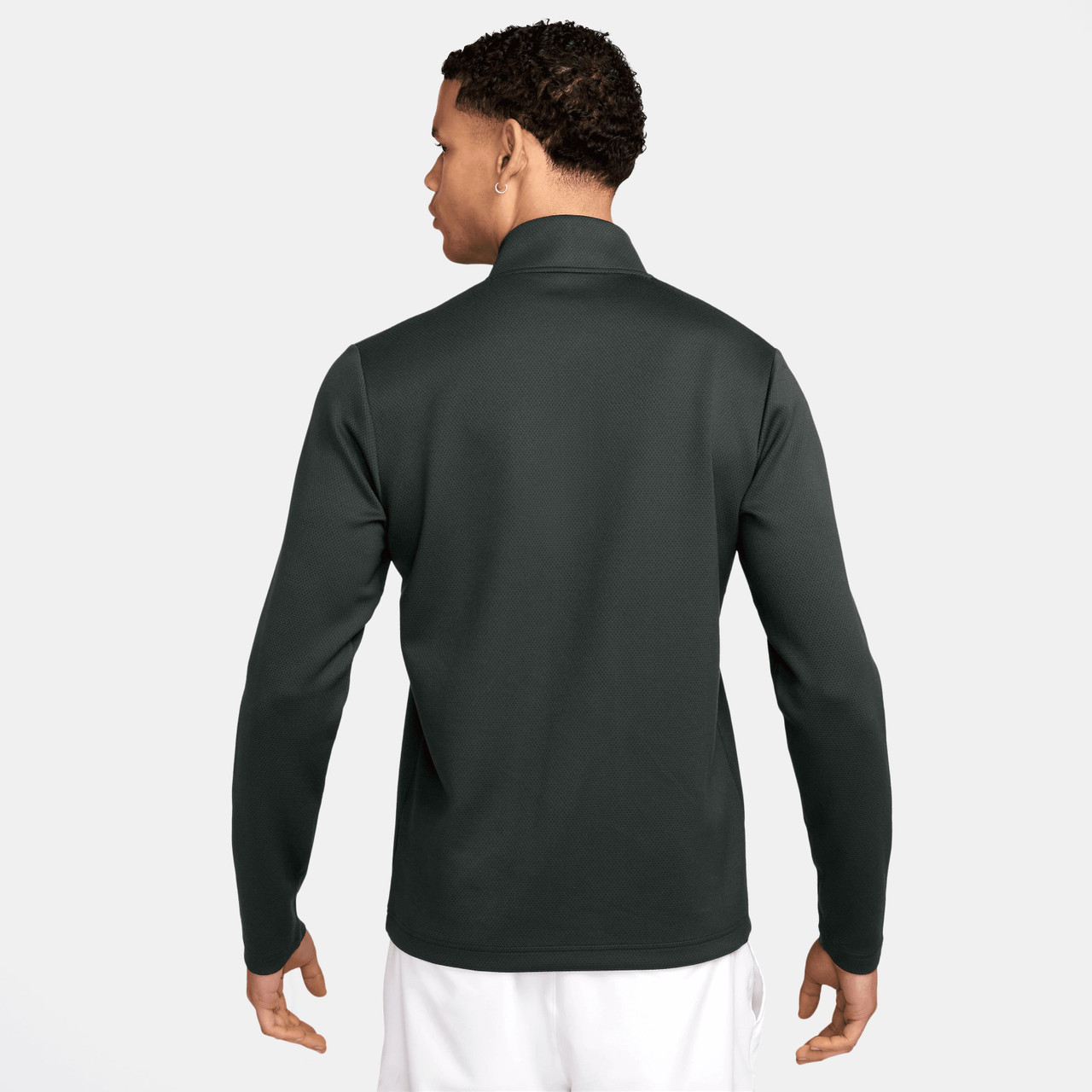 Nike Dri Fit Victory Thermoflex 1/2 Zip Top - Night Forest/Black