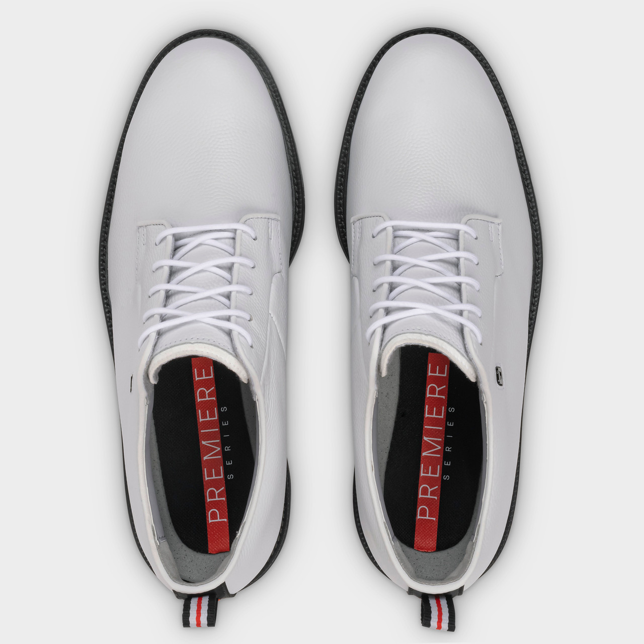 FootJoy DryJoy Premiere Series Golf Shoes - White / Black / Red