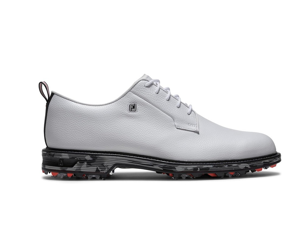 FootJoy DryJoy Premiere Series Golf Shoes - White / Black / Red