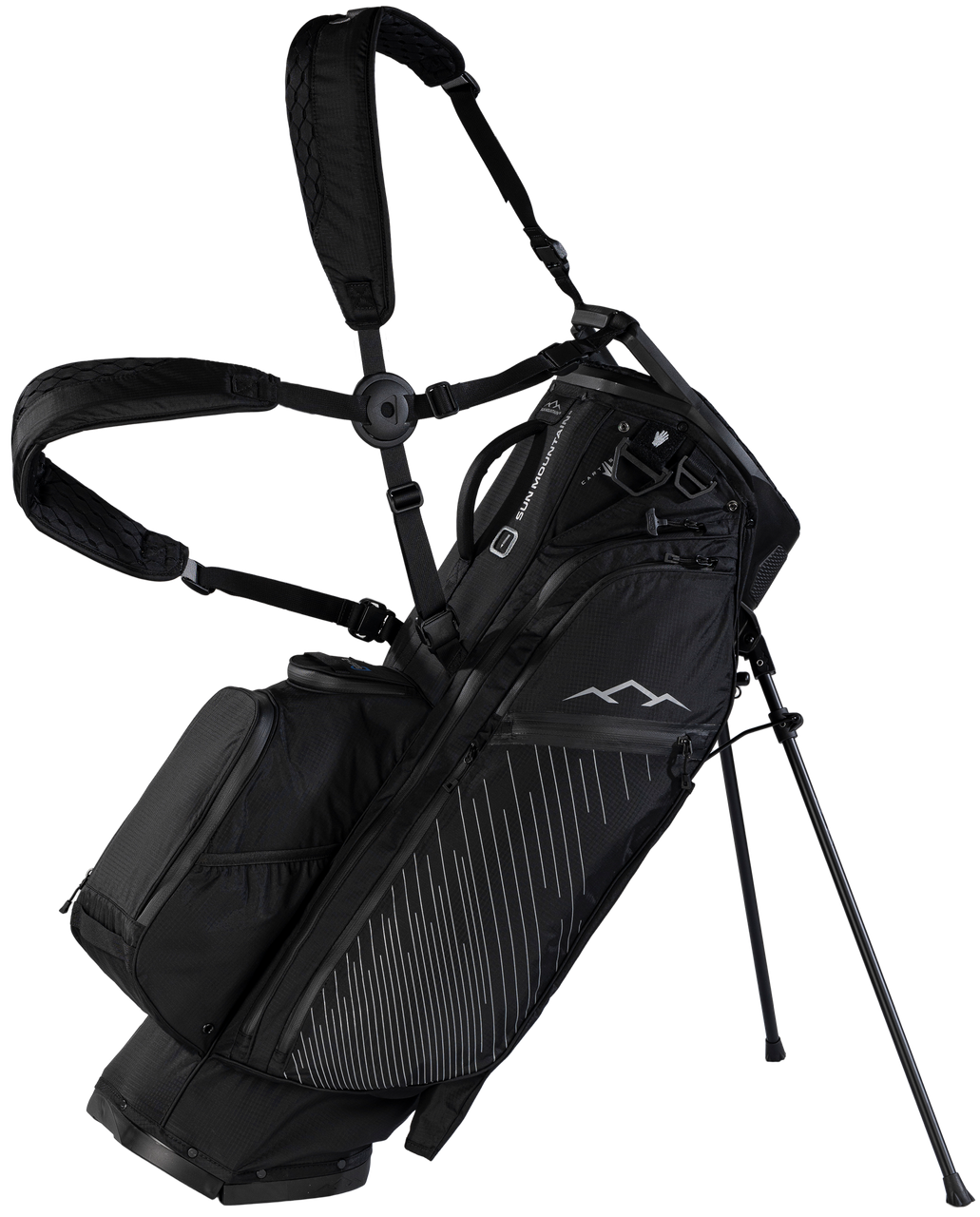 Sun Mountain Eclipse 4.5 H2NO Stand Bag - Black-Steel