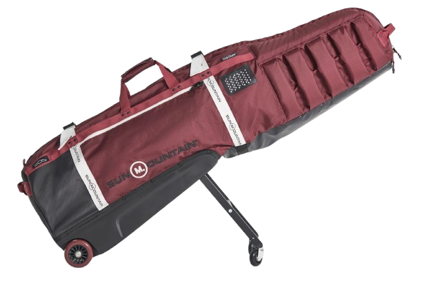 Sun Mountain ClubGlider Meridian Wheeled Travel Cover - Cardinal