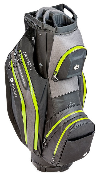 Motocaddy Dry Series Cart Bag - Black/Lime | Golfsupport.com