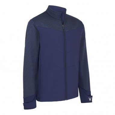Callaway Mixed Media Primaloft Logo On Left Collar Insulated Jackets