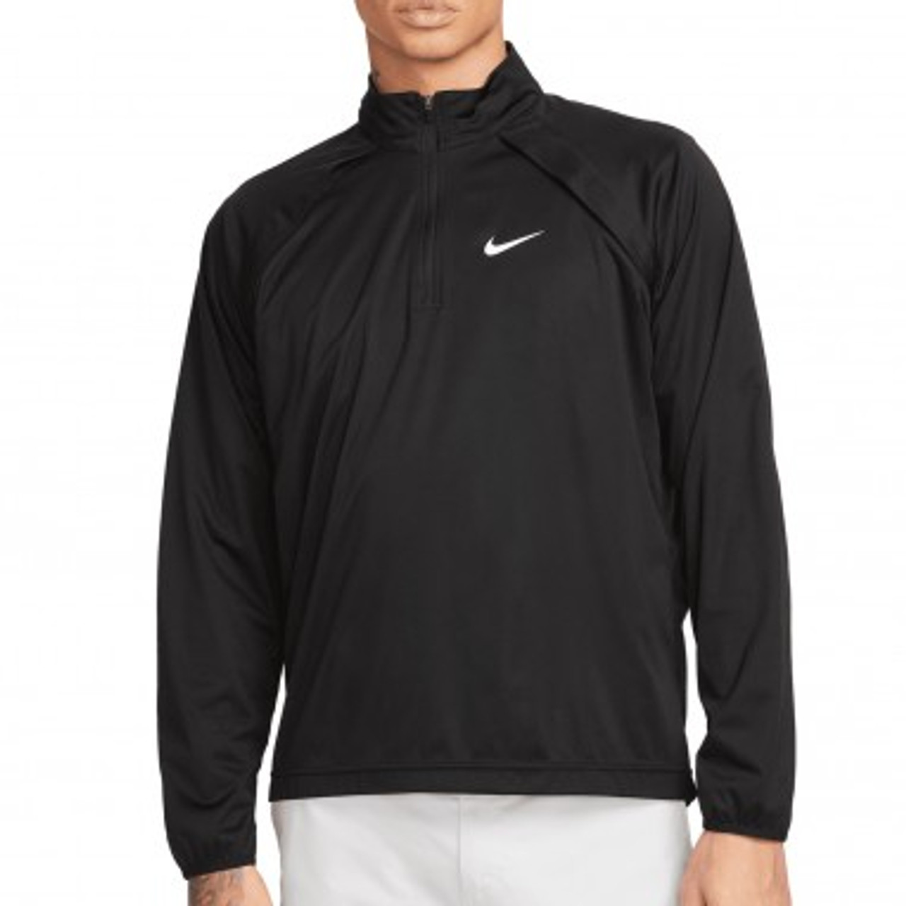 Nike Repel Tour 1/2 Zip Jacket - Black/White | Golfsupport
