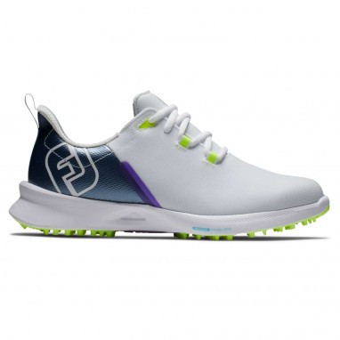 FootJoy FJ Fuel Sport Womens Golf Shoes - White/Navy/Green