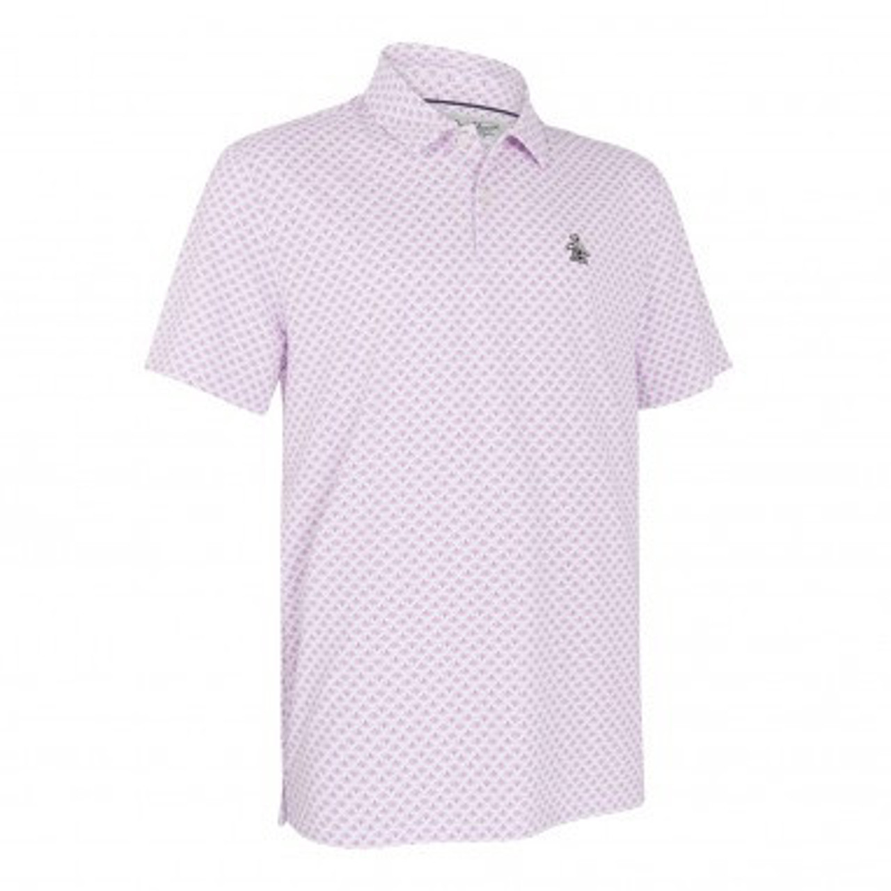 Original Penguin Retro Geo Polo Shirts - Bright White