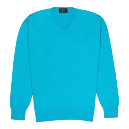 Glenbrae Merino V Neck - Arctic