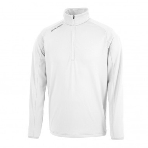 Galvin Green Drake 1/2 Zip Sweater - White