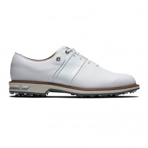 FootJoy Premiere Series Packard Golf Shoes - White/White Speed Saddle FootJoy Premiere Series Packard Golf Shoes - White/White Speed Saddle