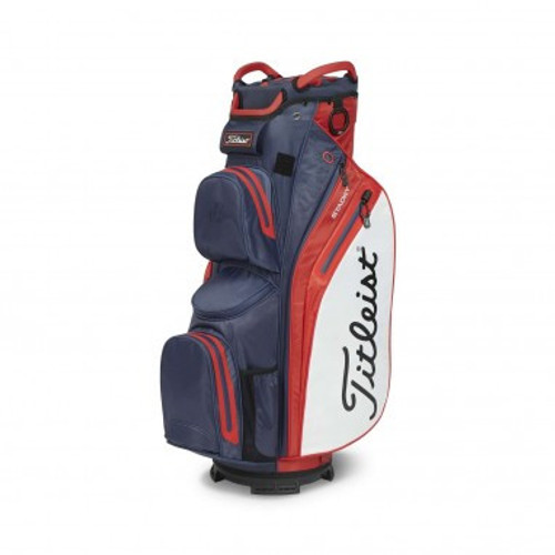 Titleist StaDry 14 Cart Bags - Navy/Red/White