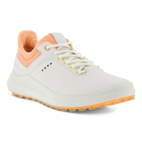 Ecco Golf Core Womens Golf Shoes -Bright White/Peach Nectar Ecco Golf Core Womens Golf Shoes -Bright White/Peach Nectar