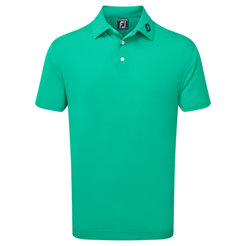 FootJoy Stretch Pique Solid Golf Polo Shirt - Emerald Green FootJoy Stretch Pique Solid Golf Polo Shirt - Emerald Green