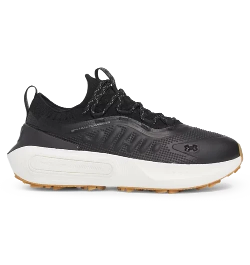 Under Armour Men's UA Phantom Fore Golf Shoes - Black/Metallic Gun Metal