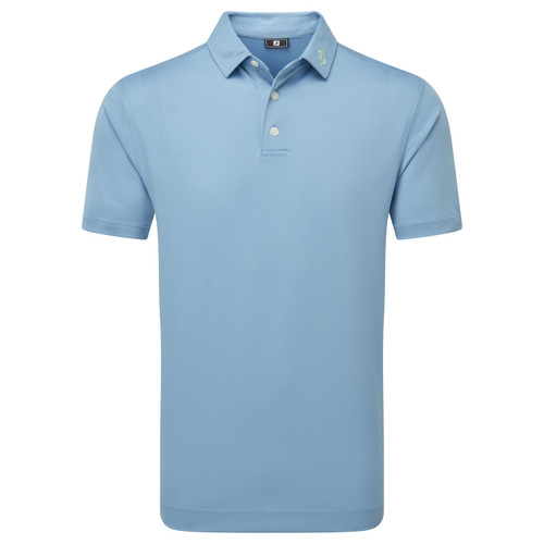 FootJoy Pique Solid Mens Polo Shirt - Blue Jay