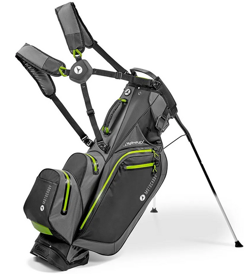 Motocaddy Hydroflex Stand Bag - Charcoal/Lime