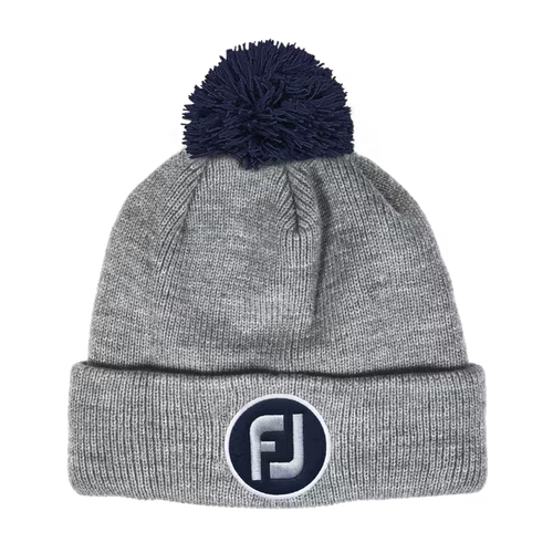 FootJoy Pom Pom Beanies - Heather Grey