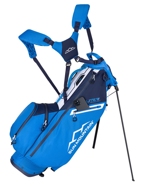 Sun Mountain E- Lite Golf Stand Bag  - Navy/Blue/White