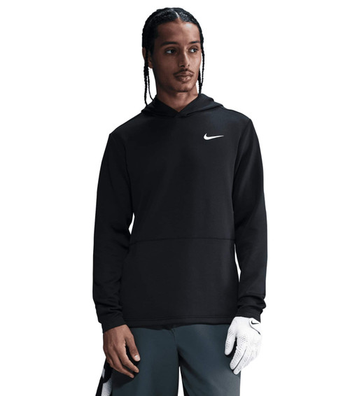 Nike Dri Fit Victory ThermoFlex Men’s Golf Hoodie - Black/Black/White