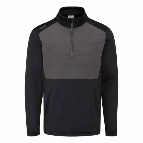 Ping Astbury Men's Insulated 1/2 Zip Fleece Jacket - Black/Asphalt Ping Astbury Men's Insulated 1/2 Zip Fleece Jacket - Black/Asphalt