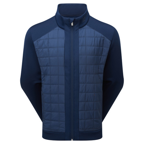 FootJoy ThermoSeries Hybrid Midlayer Golf Pullover – Navy FootJoy ThermoSeries Hybrid Midlayer Golf Pullover – Navy