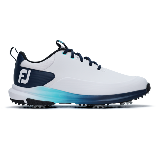 FootJoy Tour Rival Golf Shoes - White / Navy / Blue