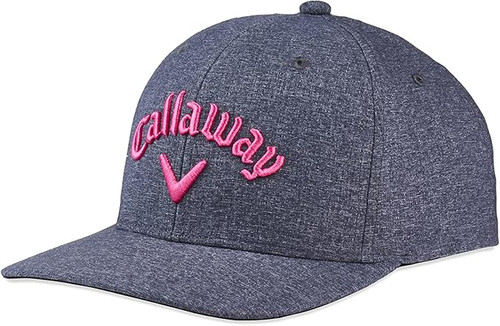 Callaway Tour Performance No Logo Caps - Black Heather/Pink
