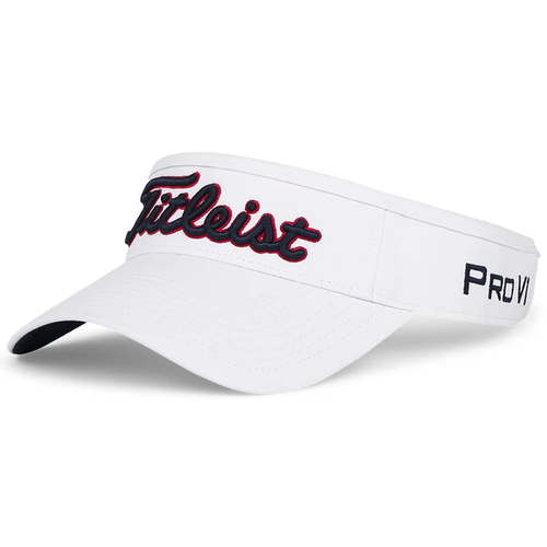 Titleist Tour Performance Visors - Navy/White/Red