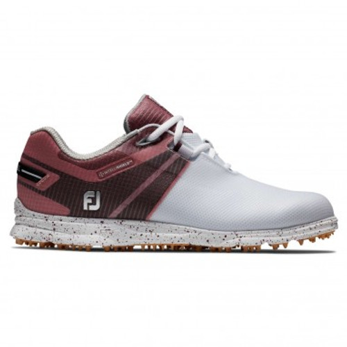 FootJoy Pro/SL Sport Womens Golf Shoes - White/Black/Burgundy