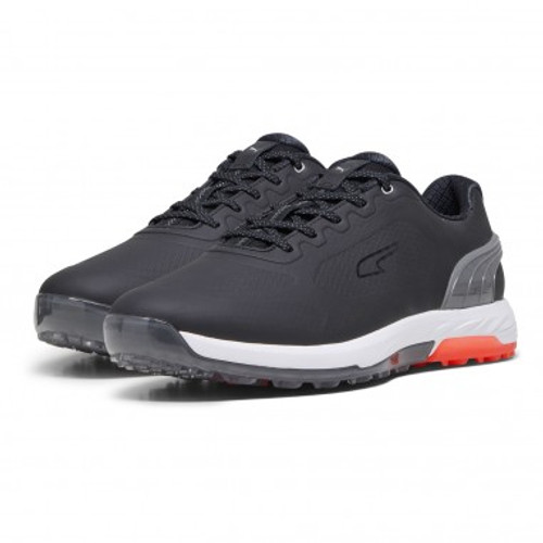 Puma Alphacat Nitro Golf Shoes - Puma Black/Quiet Shade/Red Blast Puma Alphacat Nitro Golf Shoes - Puma Black/Quiet Shade/Red Blast