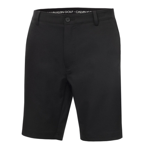 Calvin Klein Bullet Regular Fit Stretch Shorts - Black