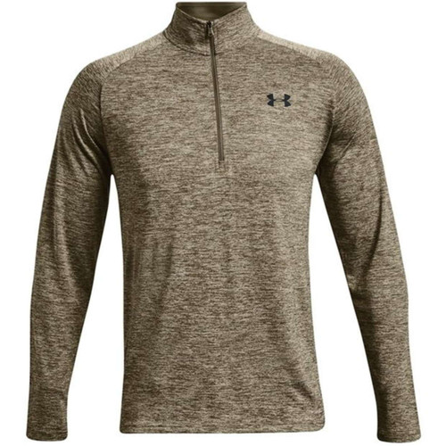 Under Armour Tech 2.0 1/2 Zip Sweaters - Tent/Black