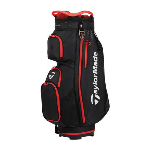 TaylorMade Pro Cart Bag - Black / Red TaylorMade Pro Cart Bag - Black / Red