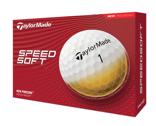 TaylorMade SpeedSoft Golf Balls - White TaylorMade SpeedSoft Golf Balls - White
