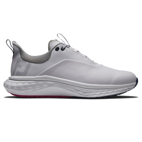 FootJoy Quantum Mens Golf Shoes - White/Blue/Pink FootJoy Quantum Mens Golf Shoes - White/Blue/Pink