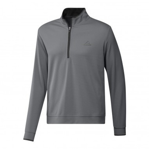 Adidas Primegreen OLC UPF 1/4 Zip Pullovers - Grey Three/Black Adidas Primegreen OLC UPF 1/4 Zip Pullovers - Grey Three/Black