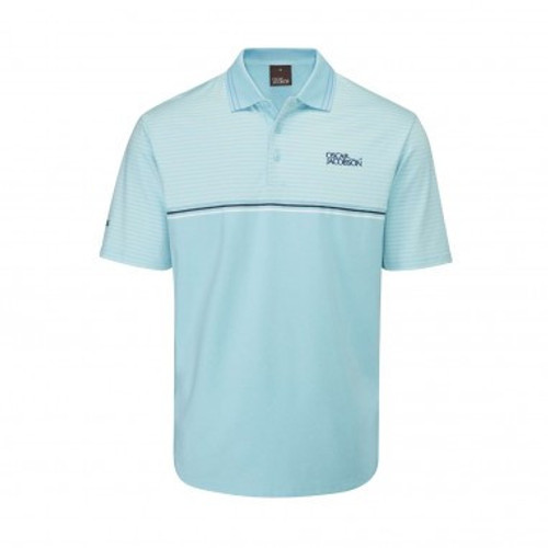 Oscar Jacobson Whitby Polo Shirts - Cool Blue Marl Oscar Jacobson Whitby Polo Shirts - Cool Blue Marl