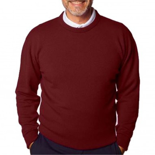Glenbrae Merino Crew Neck - Claret