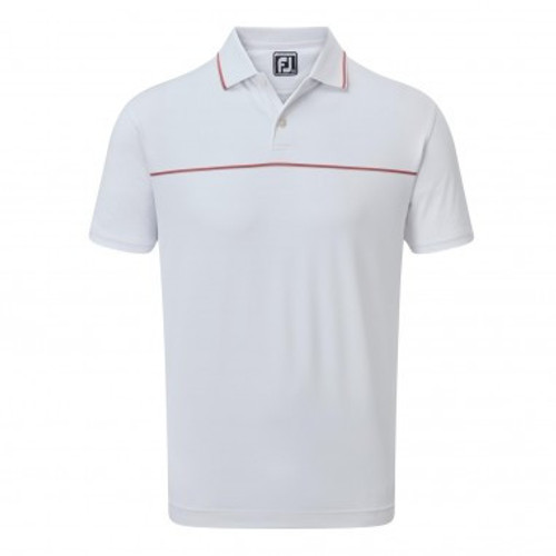 FootJoy Small Details Pique Polo Shirts - White