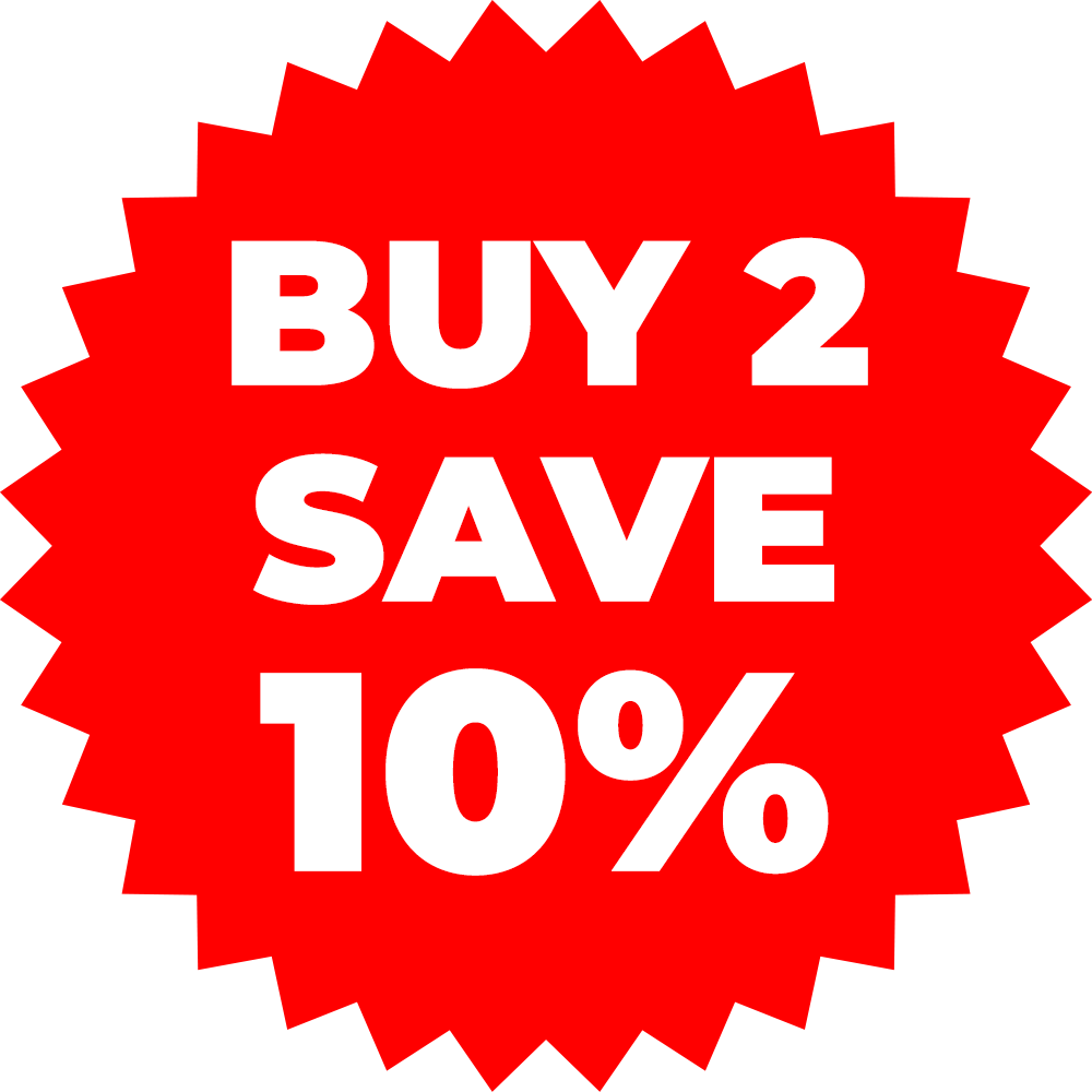 Buy2 Save 10% sticker