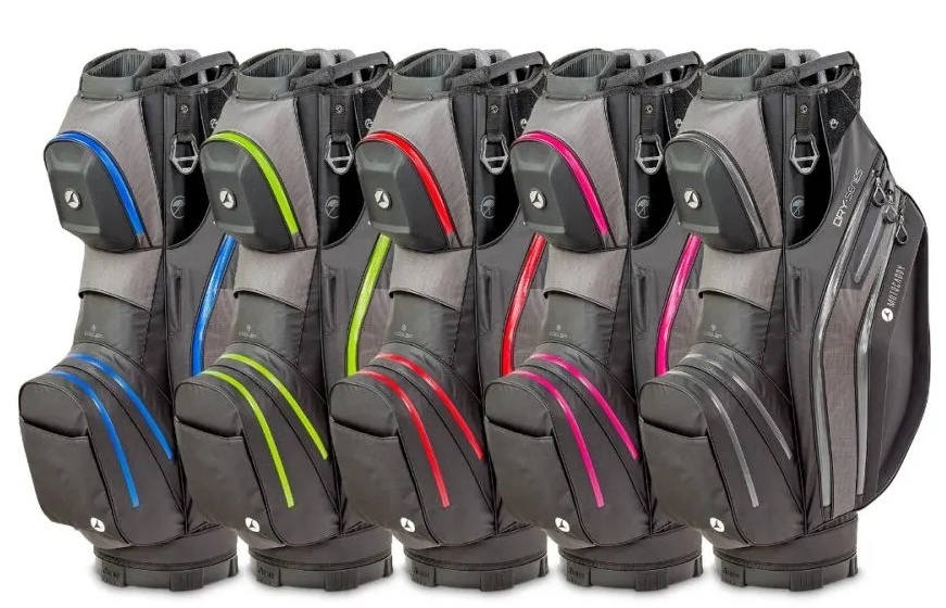 Motocaddy Dry Series Cart Bag - Black/Lime | Golfsupport.com