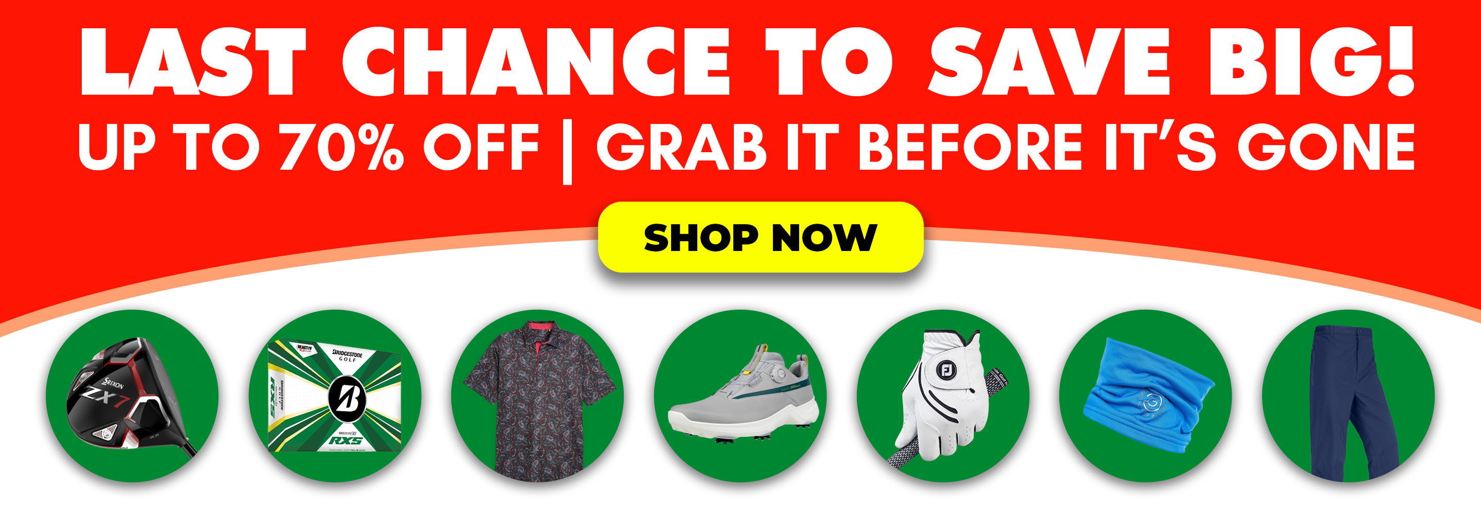 clearance footer banner