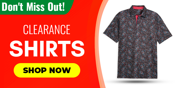 clearance golf shirts