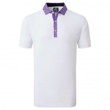 FootJoy Tossed Tulip Trim Pique Polo Shirts